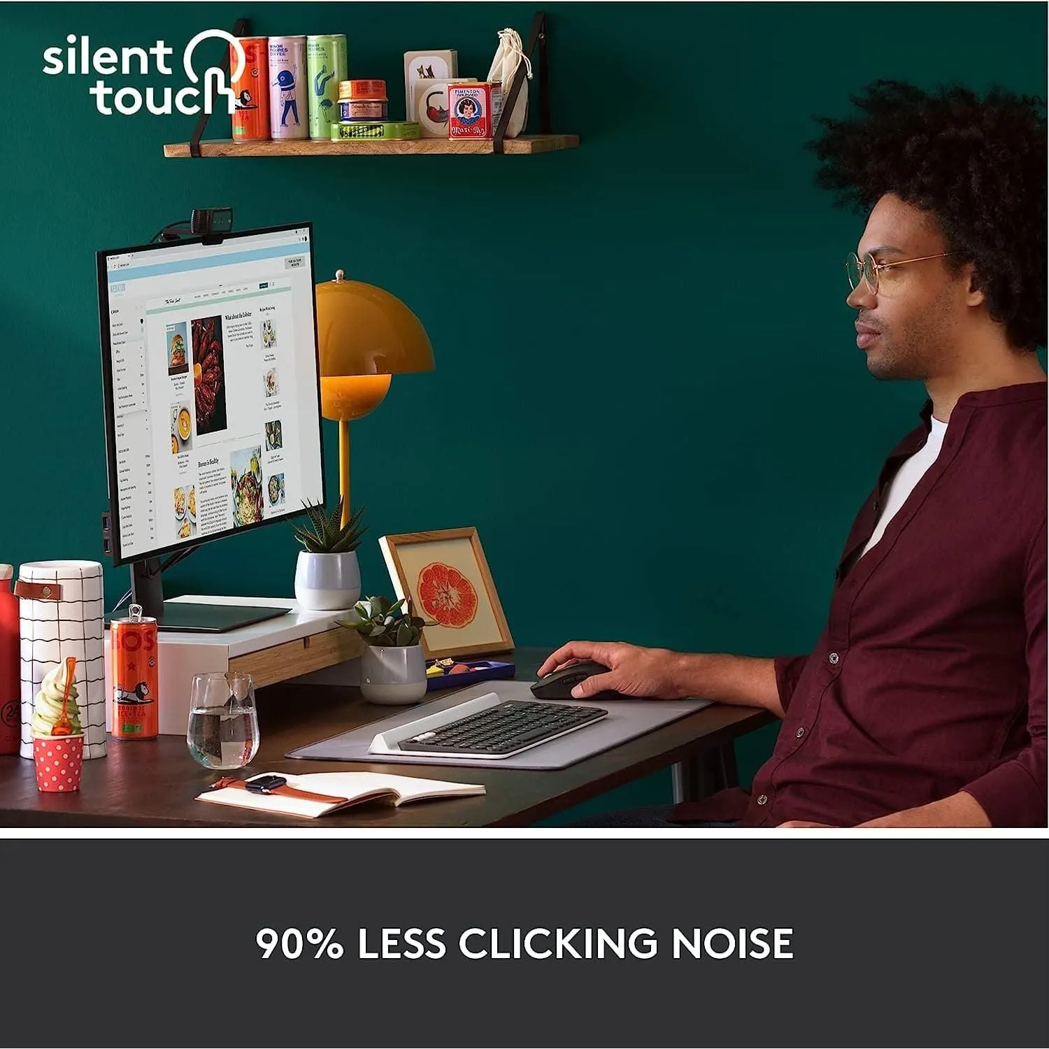 Logitech Signature M650 Wireless Mouse - For Small to Medium Sized Hands, 2-Year Battery, Silent Clicks, Customisable Side Buttons, Bluetooth, for PC/Mac/Multi-Device/Chromebook - Graphite