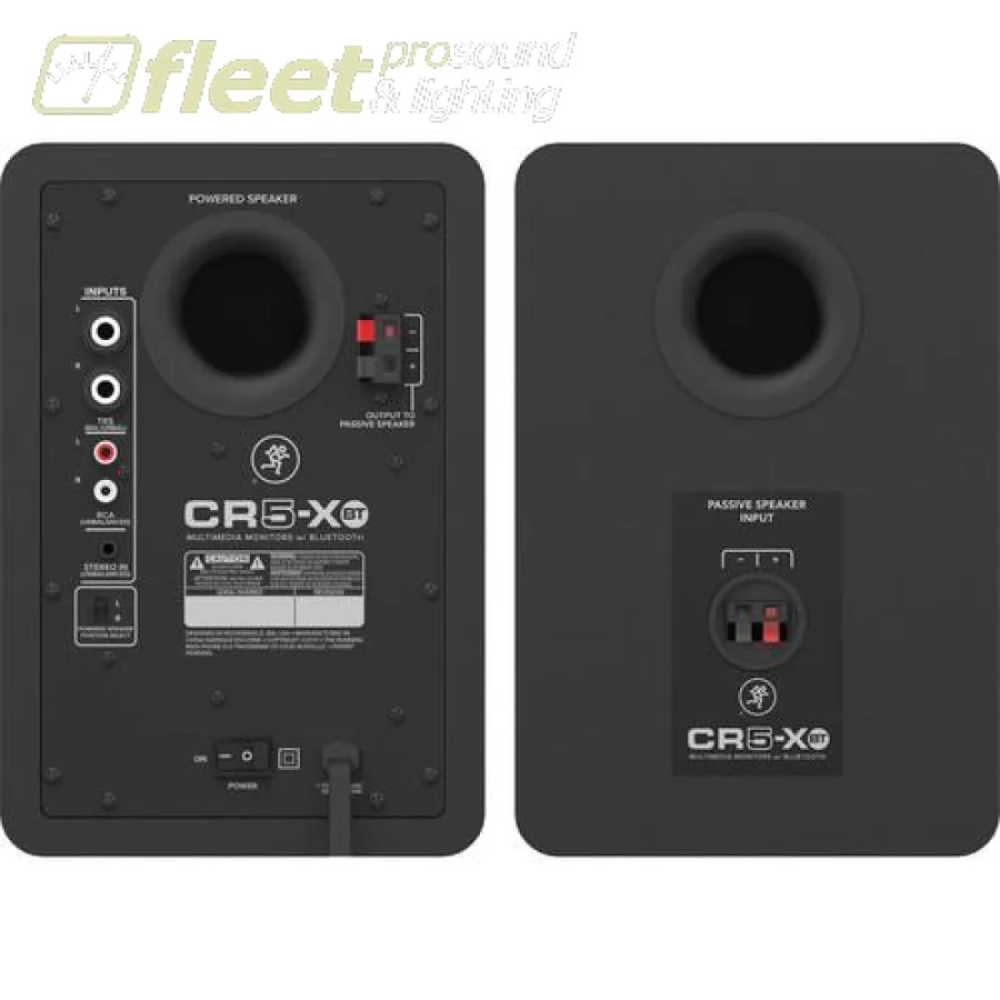 Mackie CR5-XBT Creative Reference Series 5" Multimedia Monitors with Bluetooth (Pair)
