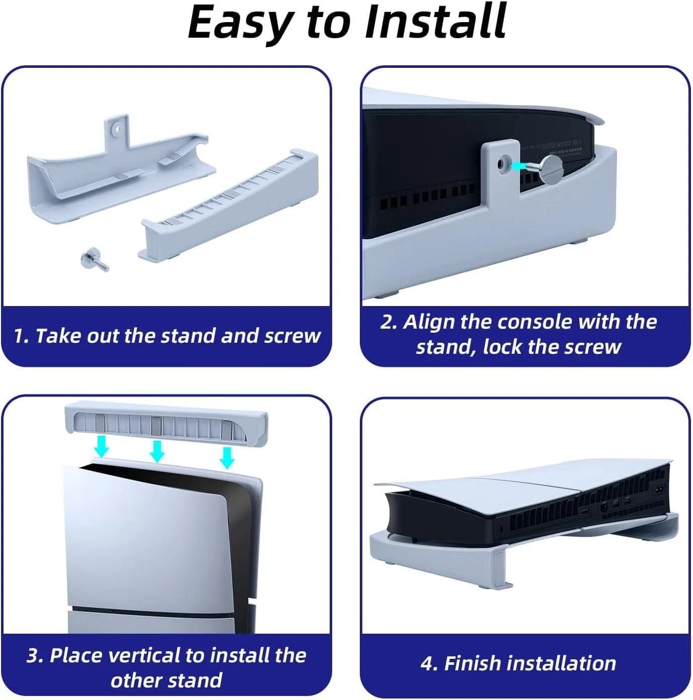 Mcbazel Horizontal Stand for PS5 Slim Console