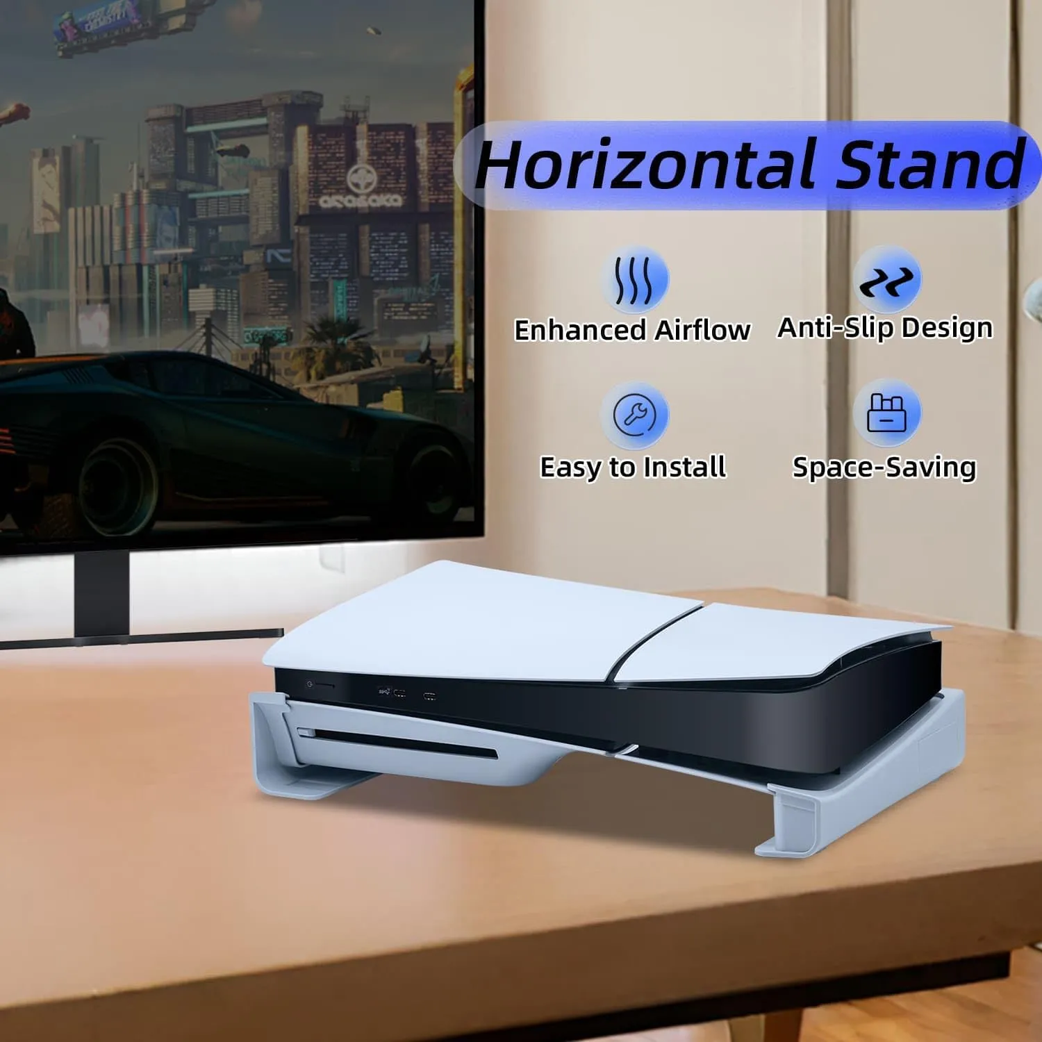 Mcbazel Horizontal Stand for PS5 Slim Console
