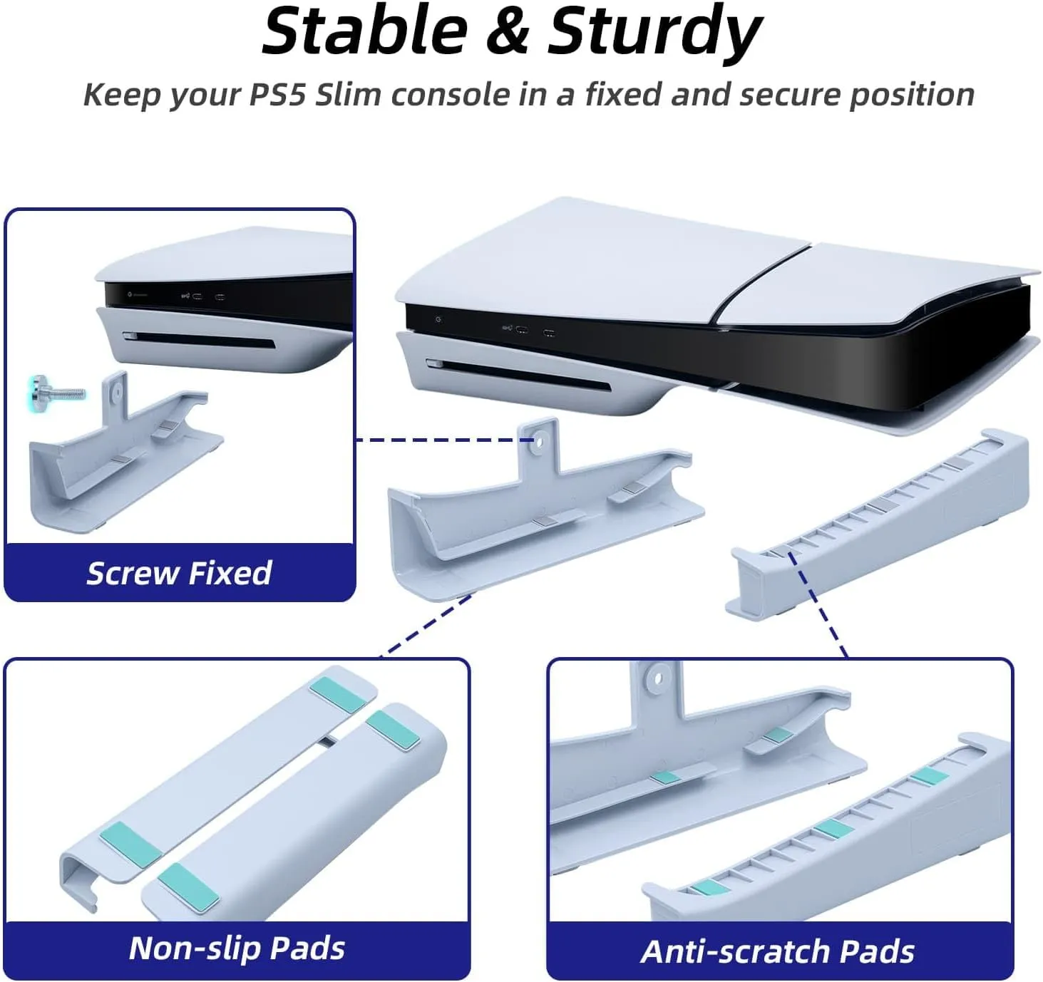 Mcbazel Horizontal Stand for PS5 Slim Console