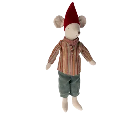 Medium Christmas Mouse, Boy - Scarf