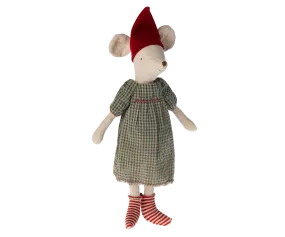 Medium Christmas Mouse, Girl - Dress