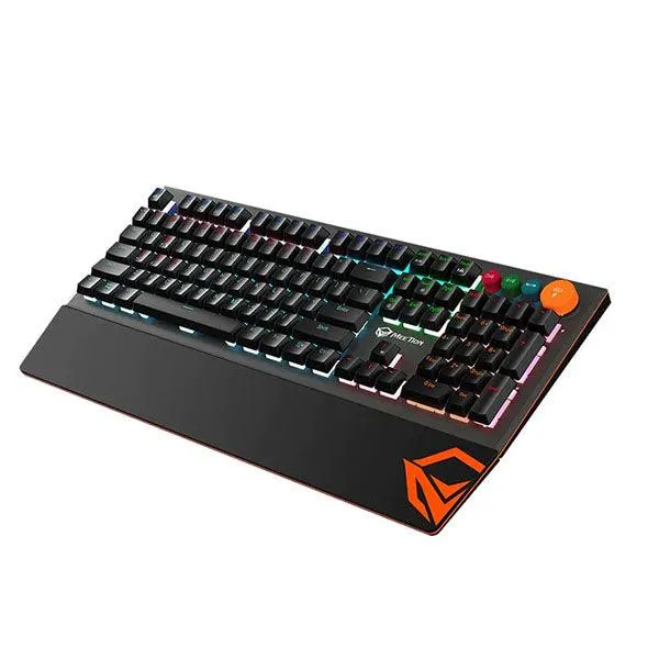 Meetion Detachable Palmrest Mechanical Gaming Keyboard with Type-C Cable English/Arabic-P6I0
