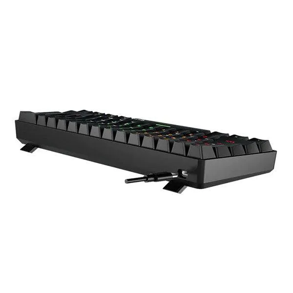 Meetion Dual Mode Bluetooth 60 Gaming Keyboard English/Arabic Black-XZ40
