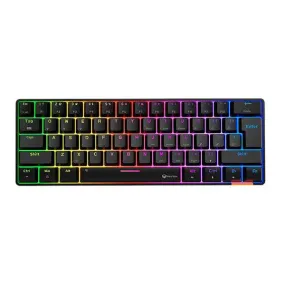 Meetion Dual Mode Bluetooth 60 Gaming Keyboard English/Arabic Black-XZ40