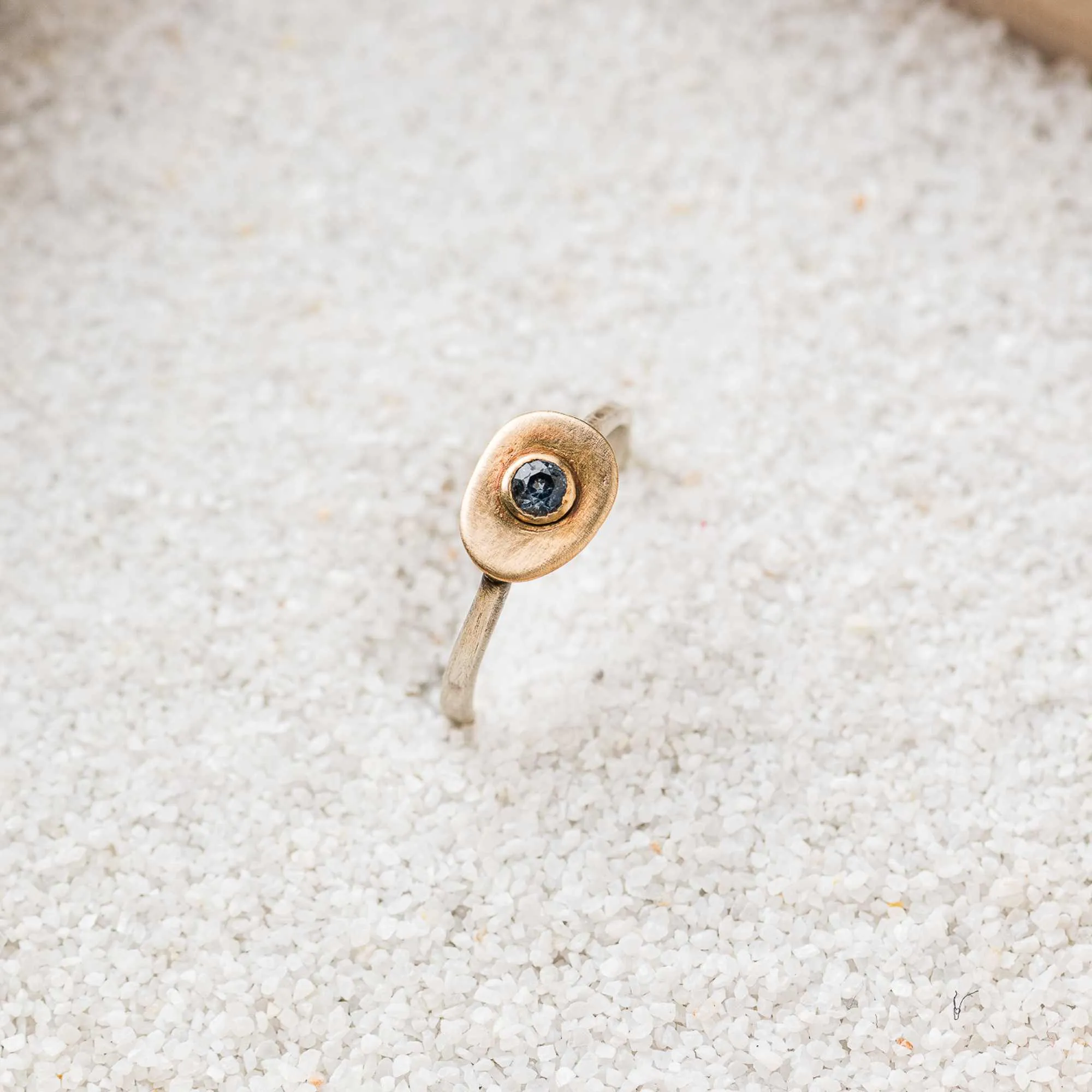 Montana Sapphire Freeform Ring