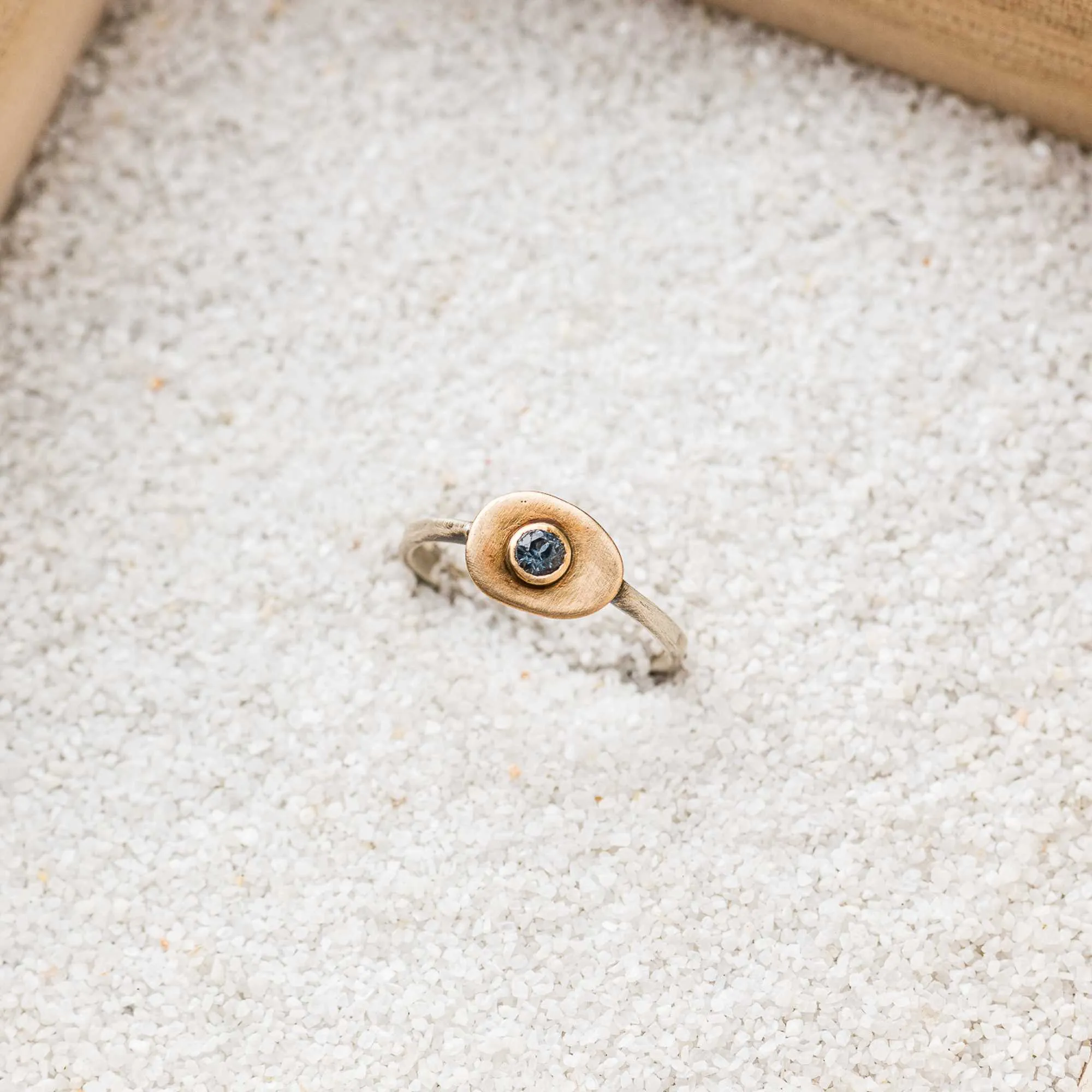 Montana Sapphire Freeform Ring