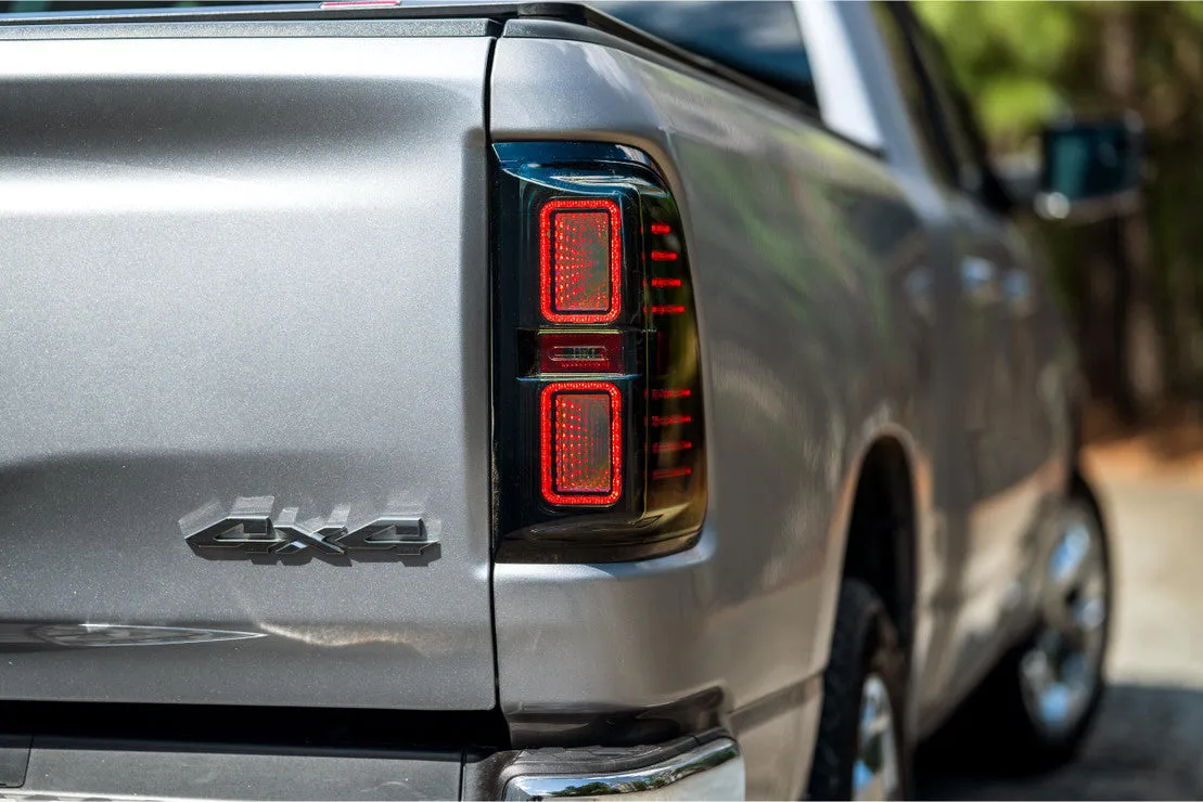 Morimoto Tail Lights Dodge Ram 1500 (19-23) XB LED w/ Smoked Lens and DRL