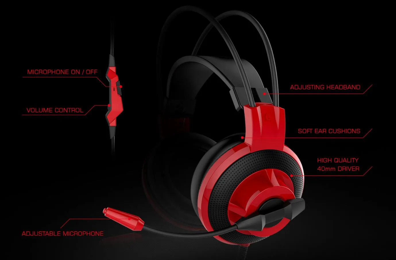 MSI DS501 Gaming Headset