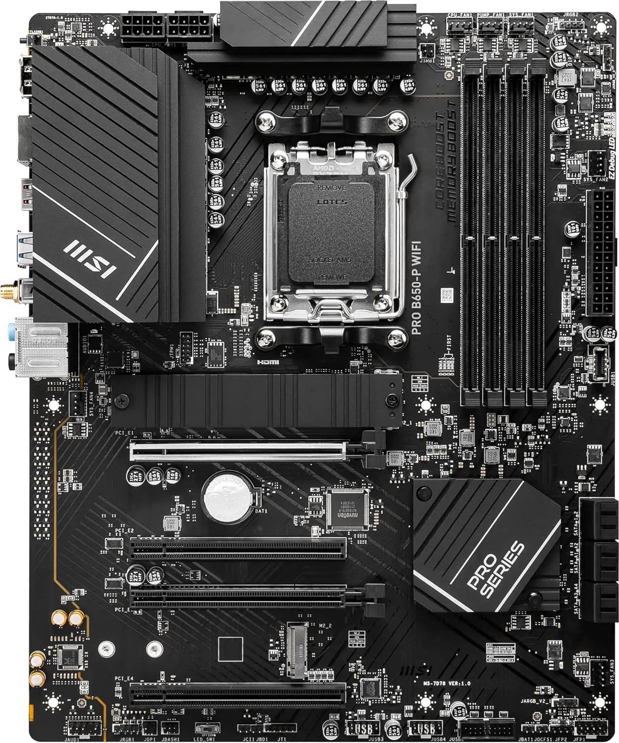 MSI PRO B650-P WIFI DDR5,Socket AM5 ATX Motherboard