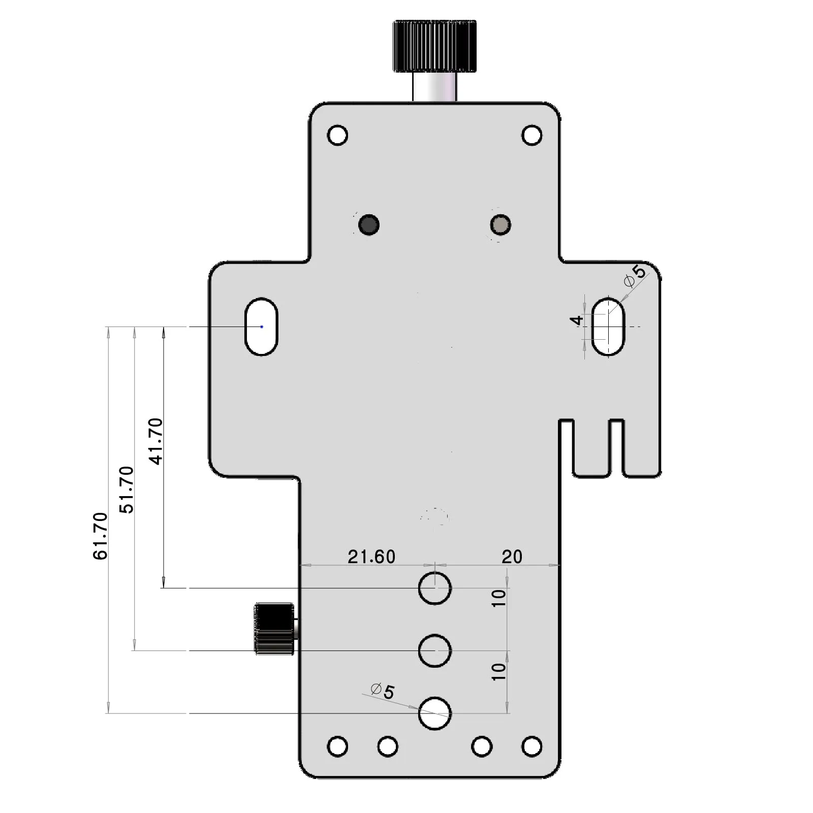 NEJE H20 Slider / Z axis adjuster / High-precision Metal Laser Module Focus Height Adjuster