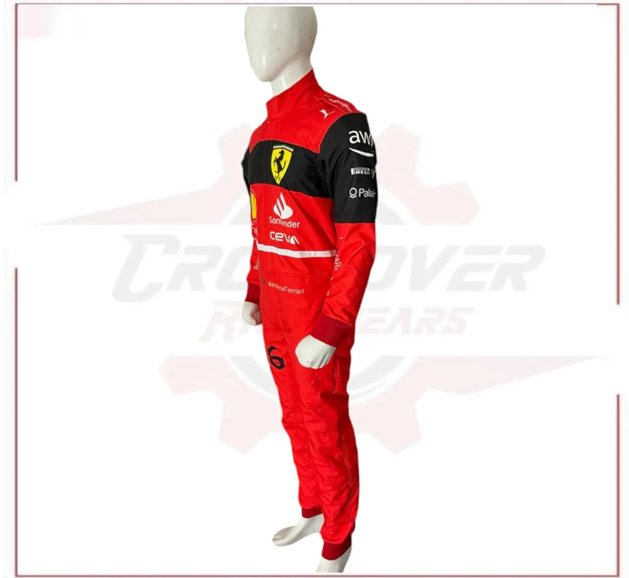 New Charles Leclerc 2022 F1 Ferrari Team Race Suit