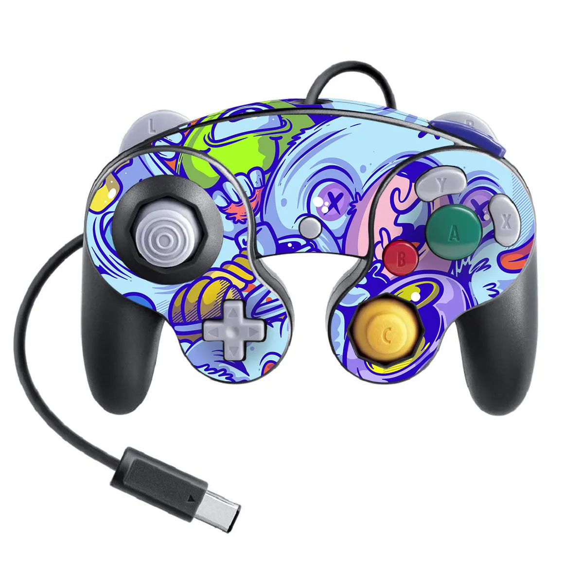 Nintendo Game Cube Controller Super Smash Bros Artist Series Skins