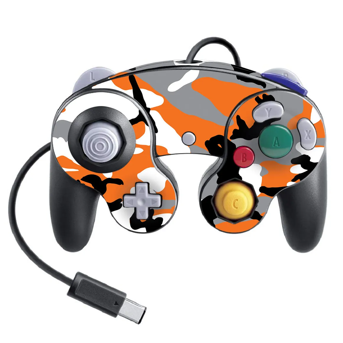Nintendo Game Cube Controller Super Smash Bros Camo Series Skins