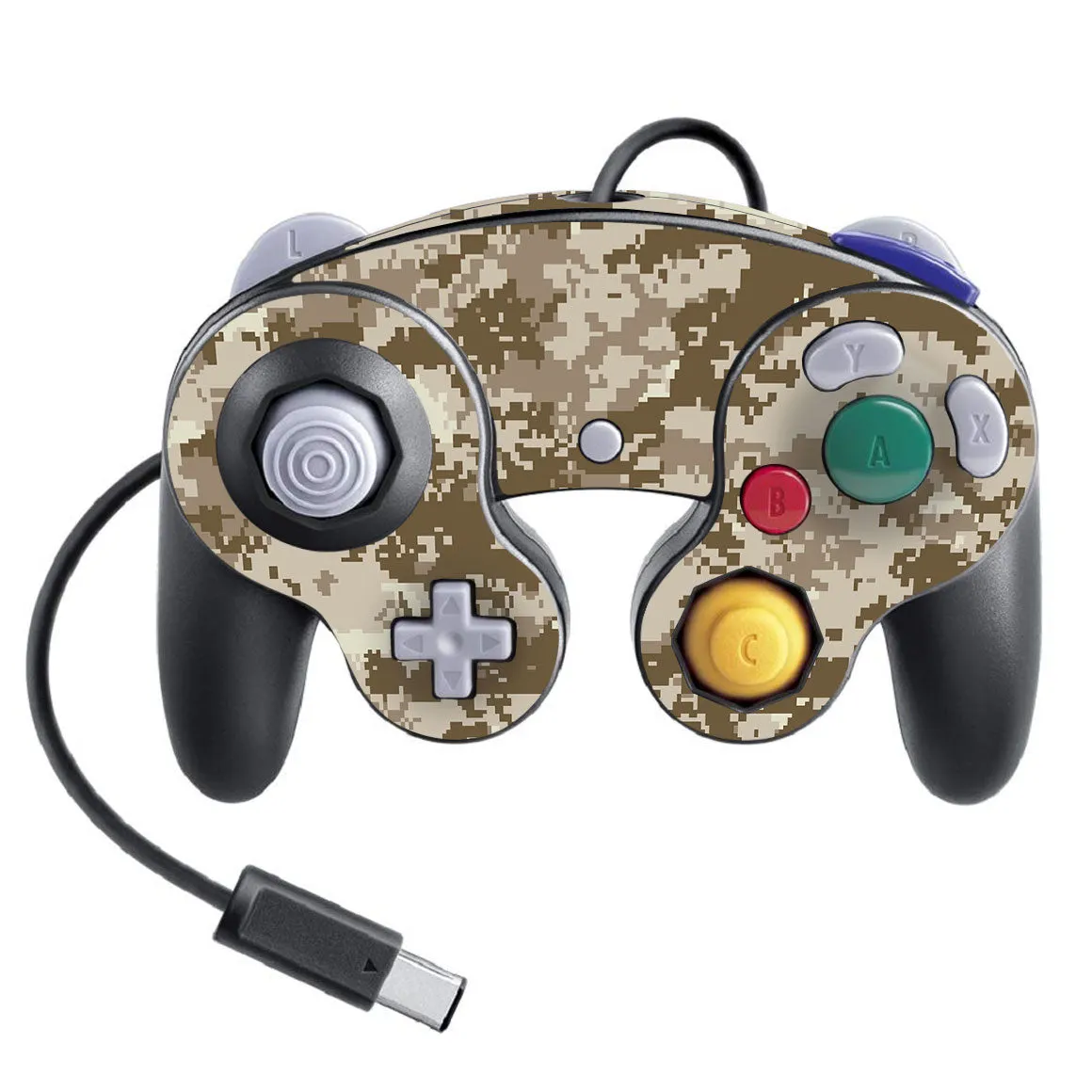 Nintendo Game Cube Controller Super Smash Bros Camo Series Skins