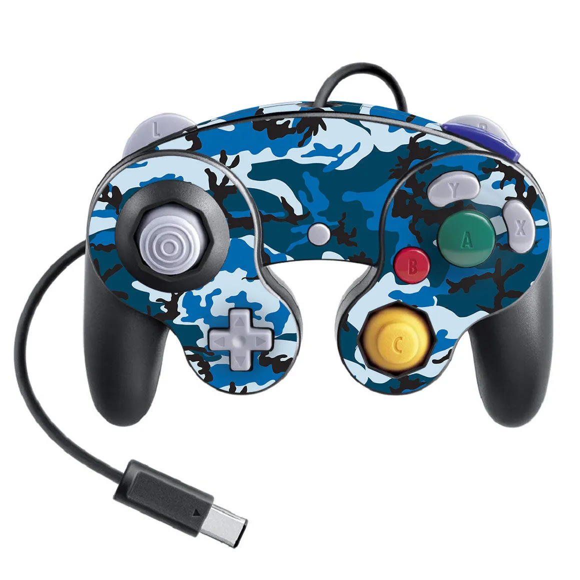 Nintendo Game Cube Controller Super Smash Bros Camo Series Skins