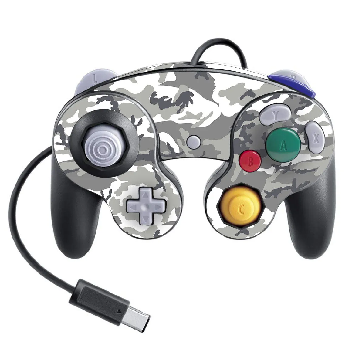 Nintendo Game Cube Controller Super Smash Bros Camo Series Skins