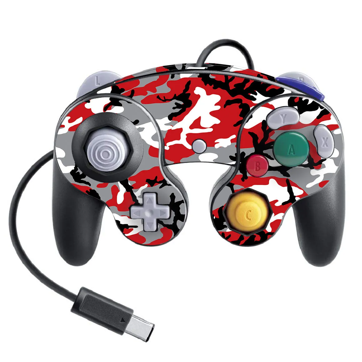 Nintendo Game Cube Controller Super Smash Bros Camo Series Skins