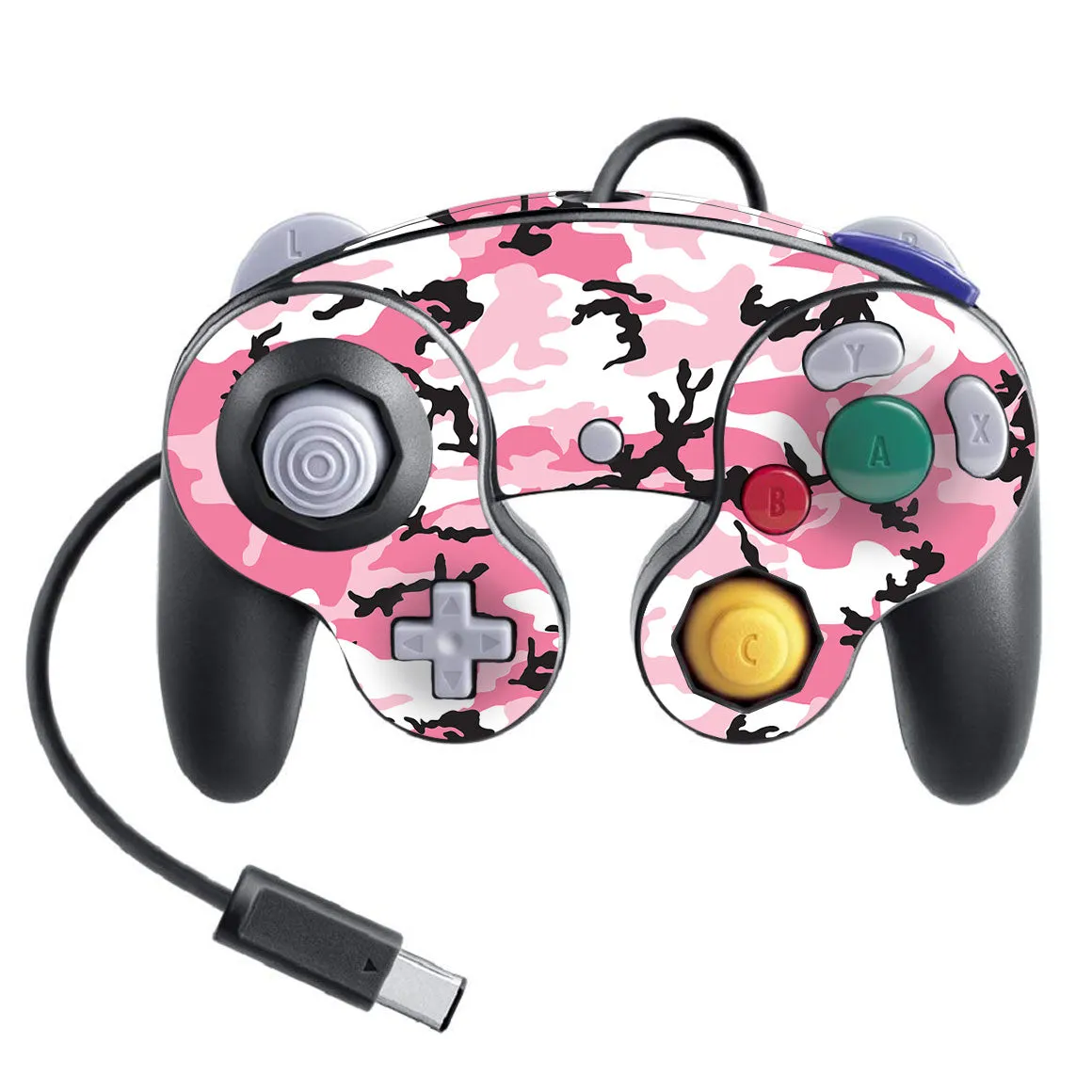Nintendo Game Cube Controller Super Smash Bros Camo Series Skins