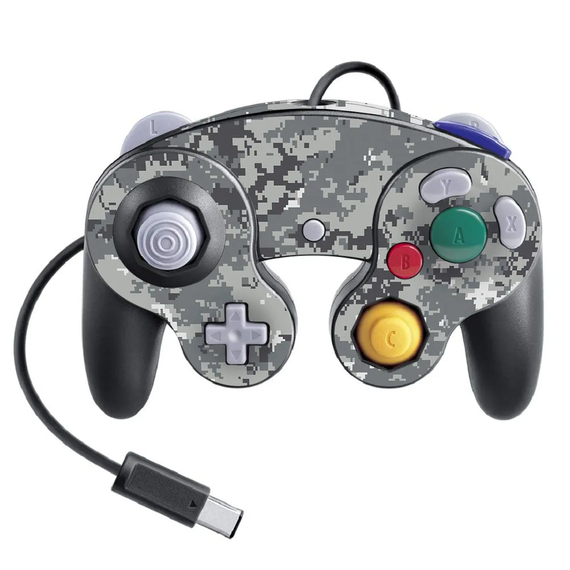 Nintendo Game Cube Controller Super Smash Bros Camo Series Skins