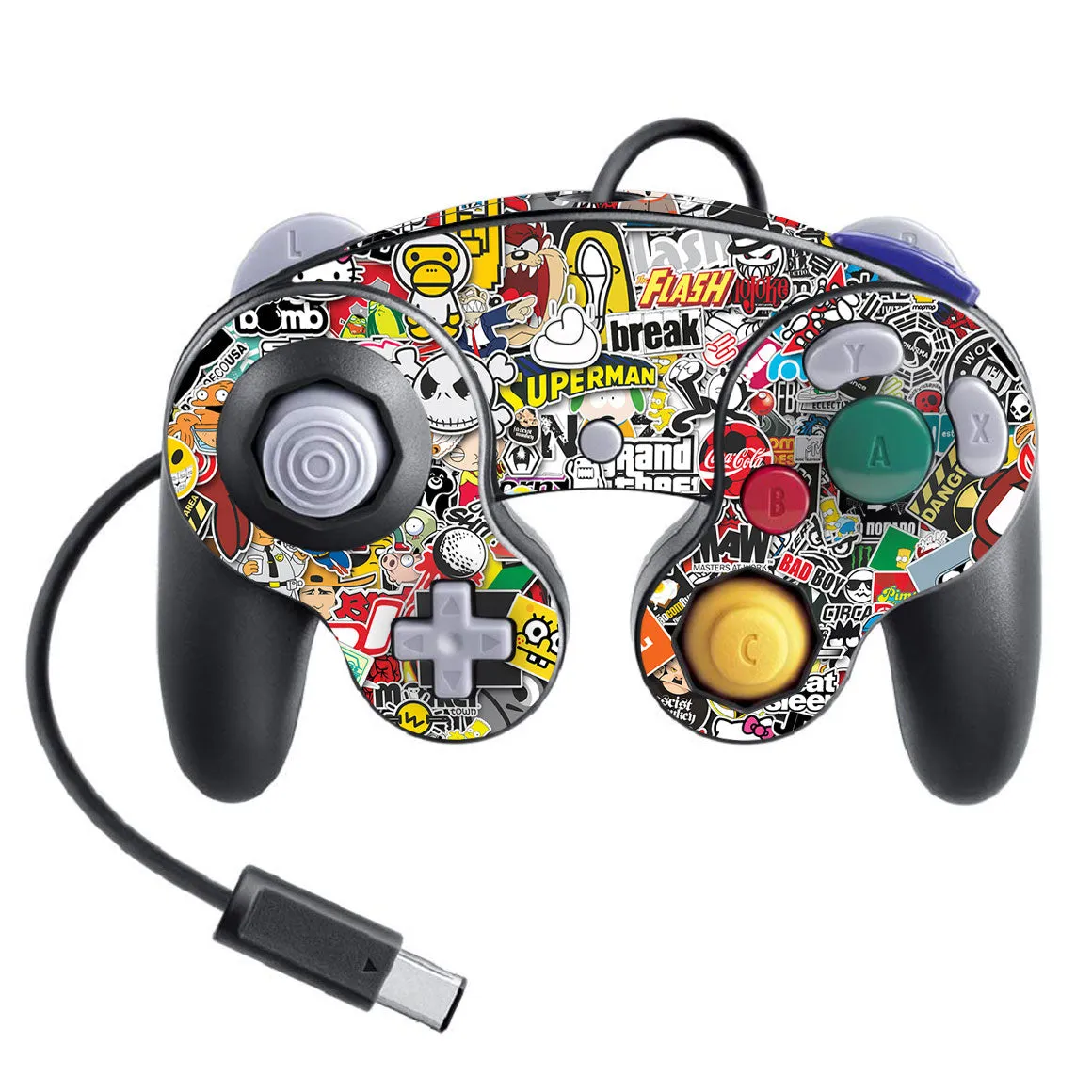 Nintendo Game Cube Controller Super Smash Bros Designer Series Skins