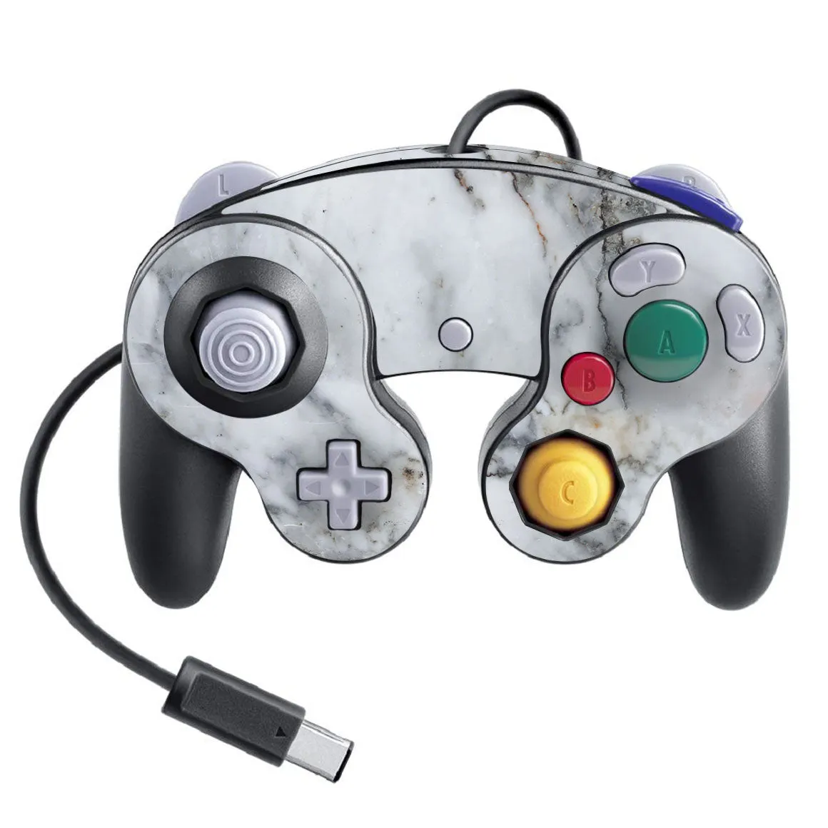 Nintendo Game Cube Controller Super Smash Bros Marble Series Skins