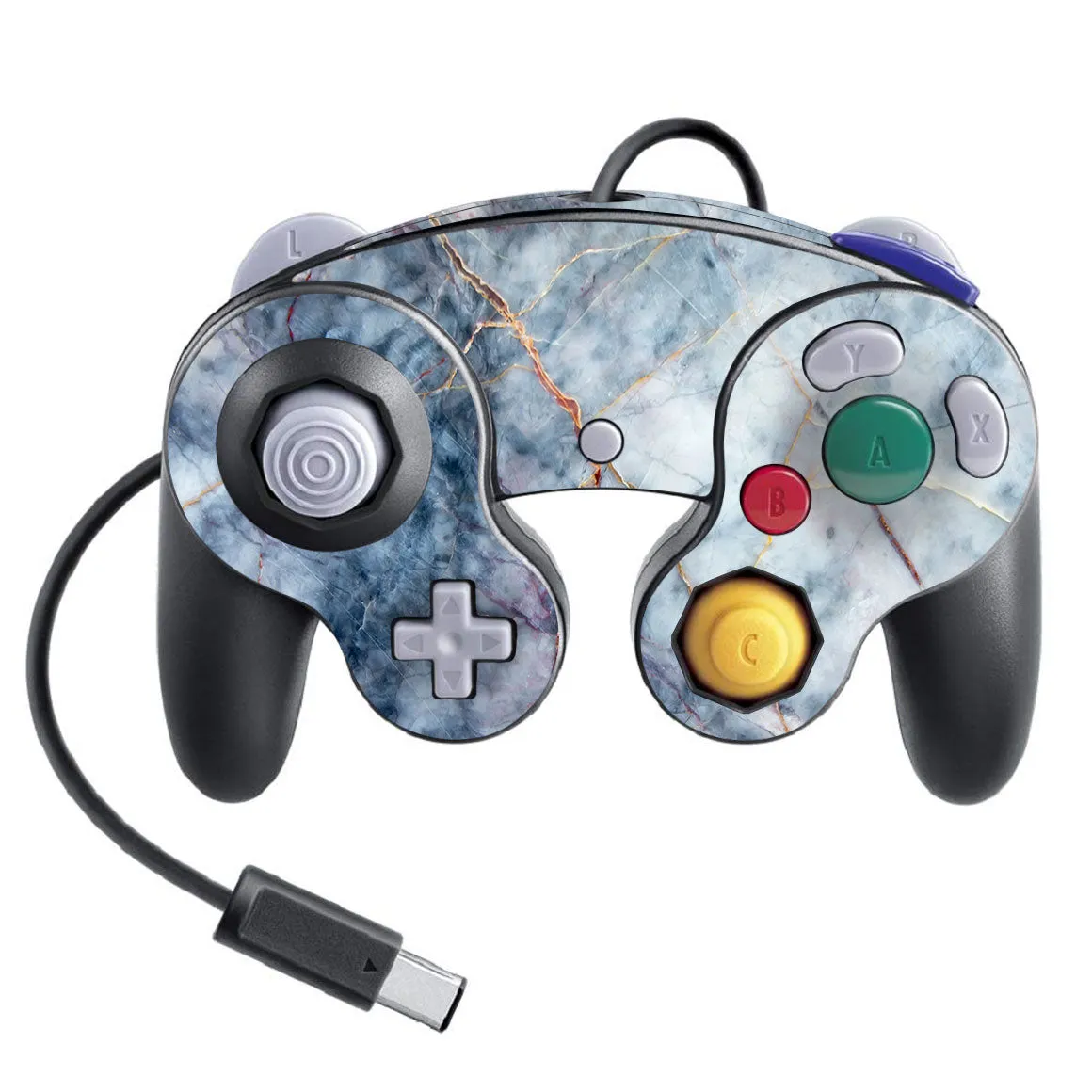 Nintendo Game Cube Controller Super Smash Bros Marble Series Skins