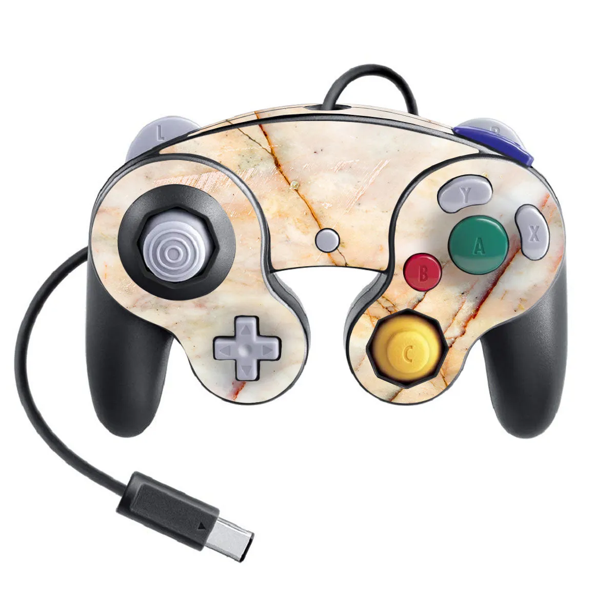 Nintendo Game Cube Controller Super Smash Bros Marble Series Skins