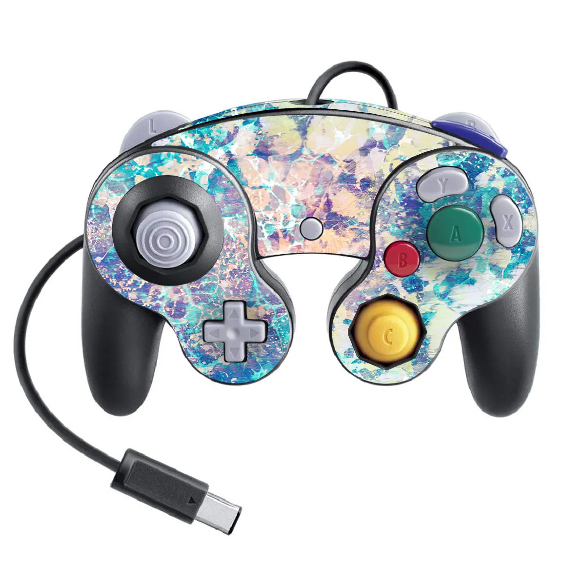 Nintendo Game Cube Controller Super Smash Bros Marble Series Skins