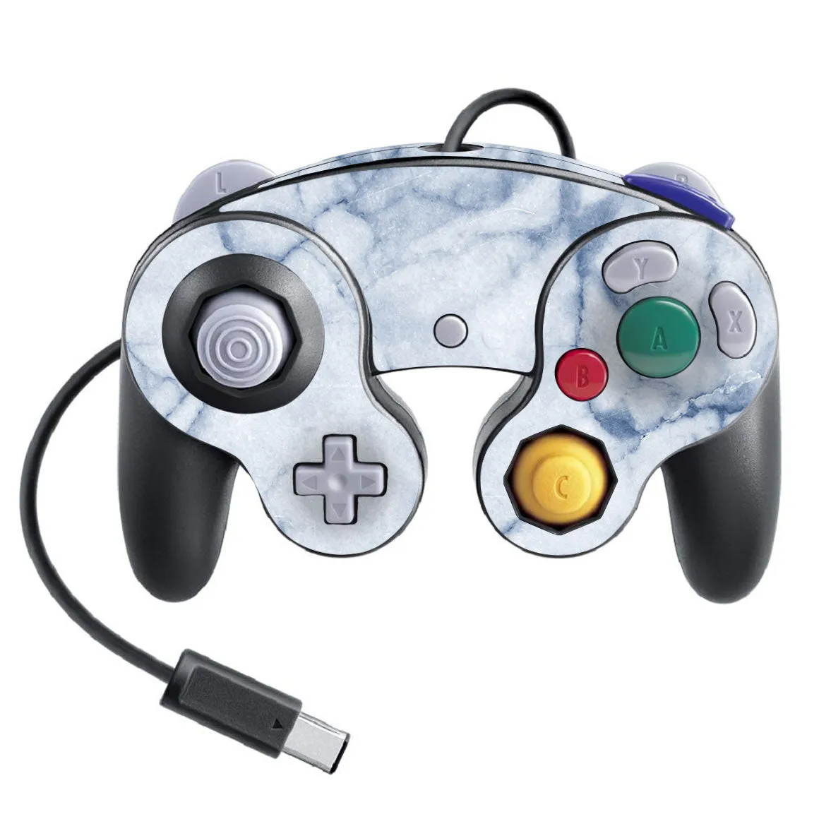 Nintendo Game Cube Controller Super Smash Bros Marble Series Skins