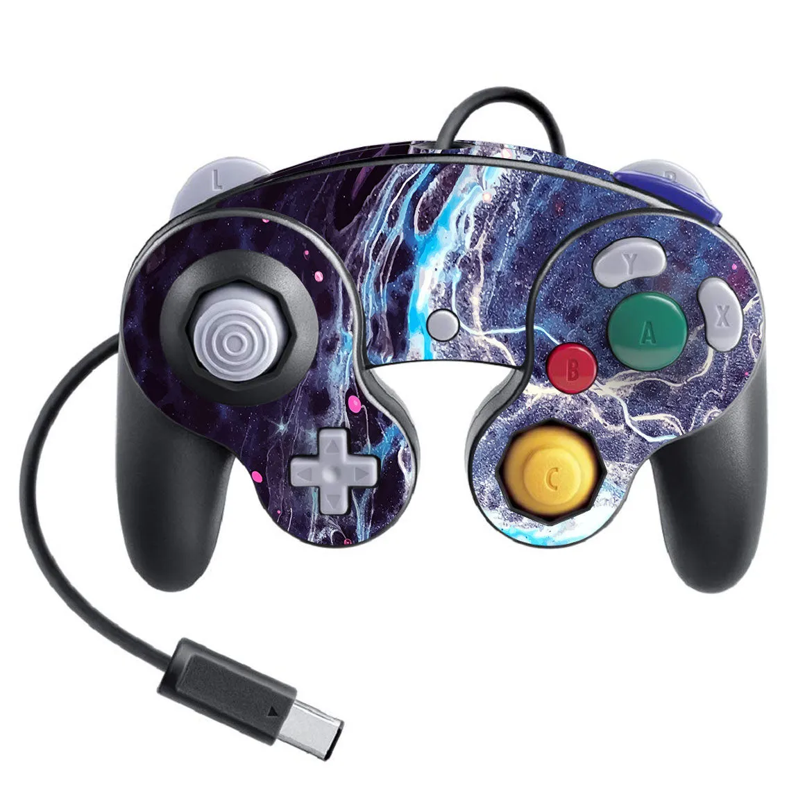 Nintendo Game Cube Controller Super Smash Bros Oil Paint Series Skins
