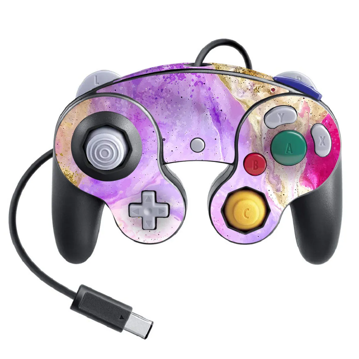 Nintendo Game Cube Controller Super Smash Bros Oil Paint Series Skins