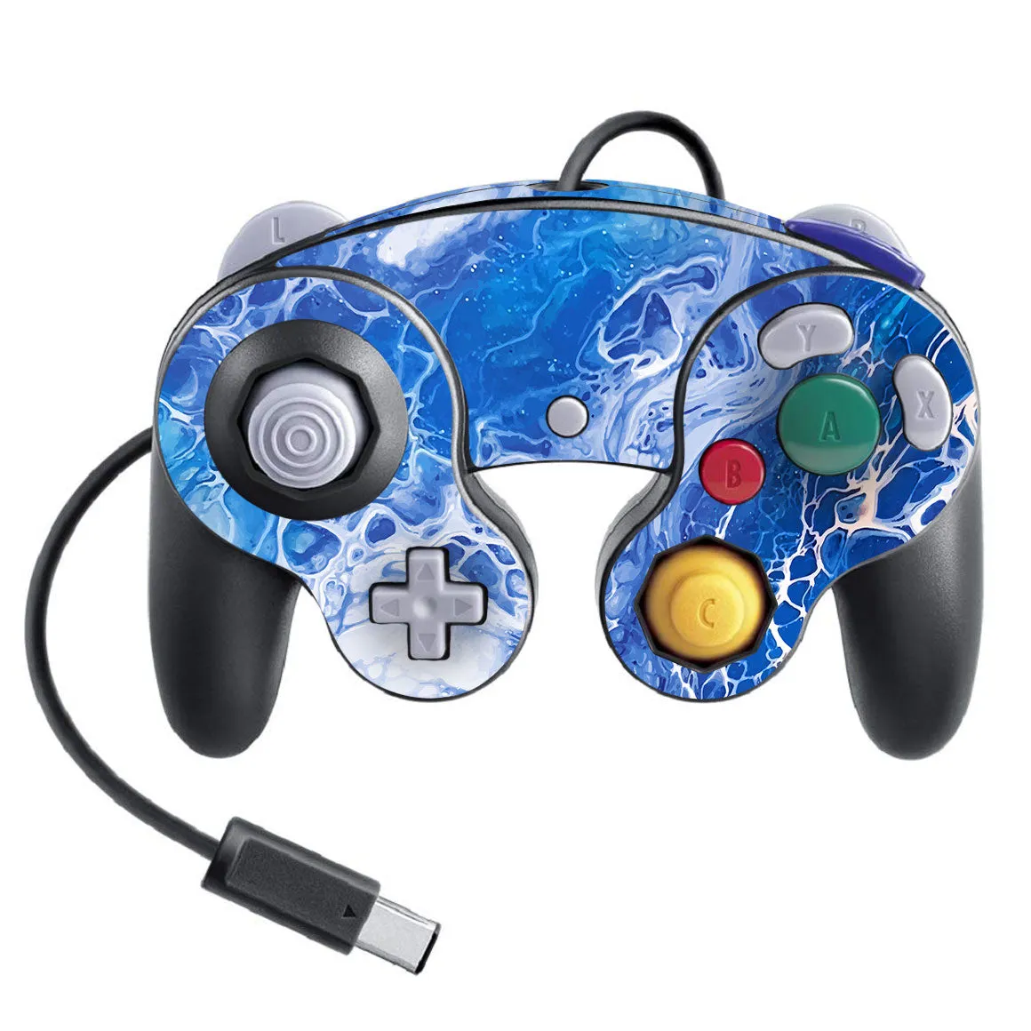 Nintendo Game Cube Controller Super Smash Bros Oil Paint Series Skins