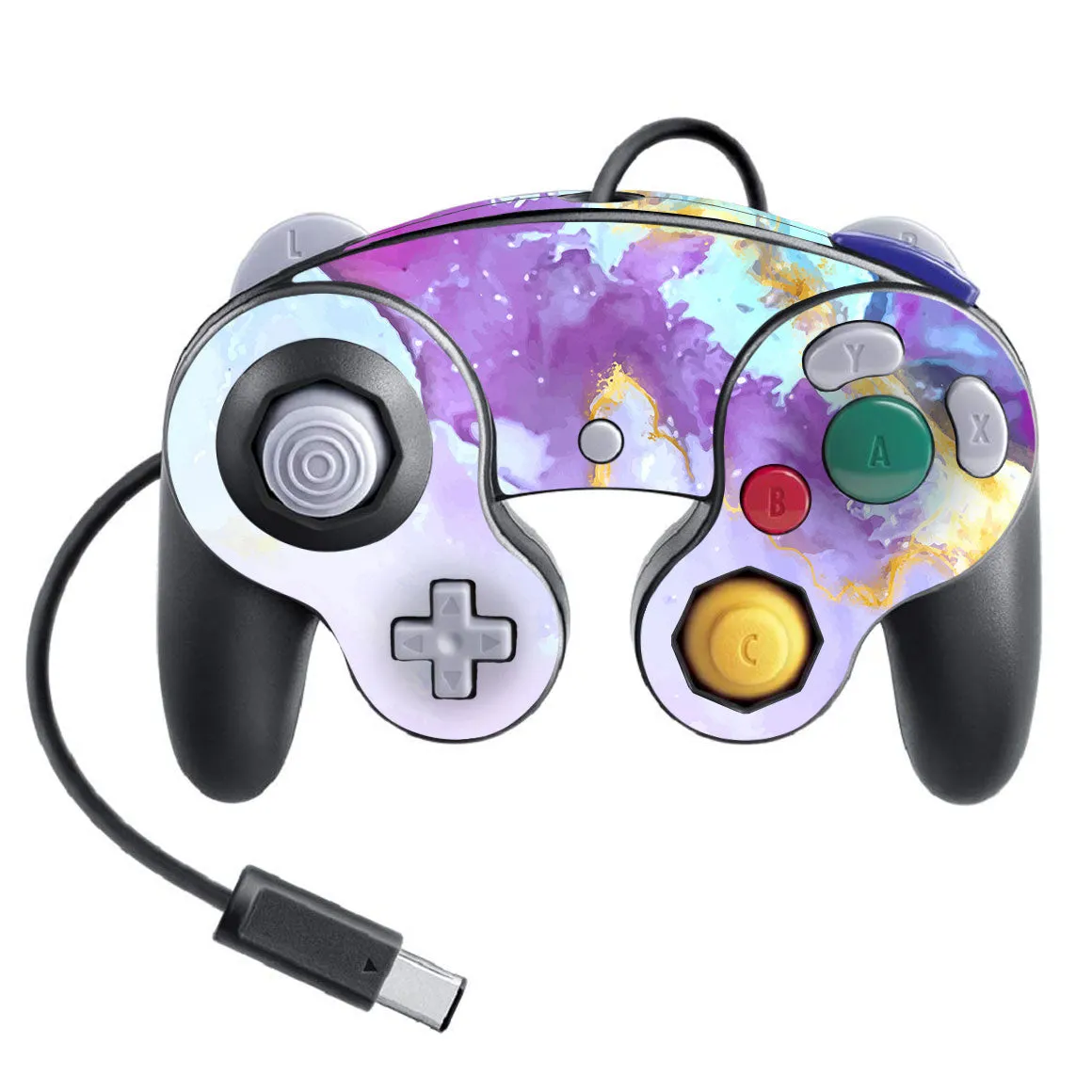Nintendo Game Cube Controller Super Smash Bros Oil Paint Series Skins