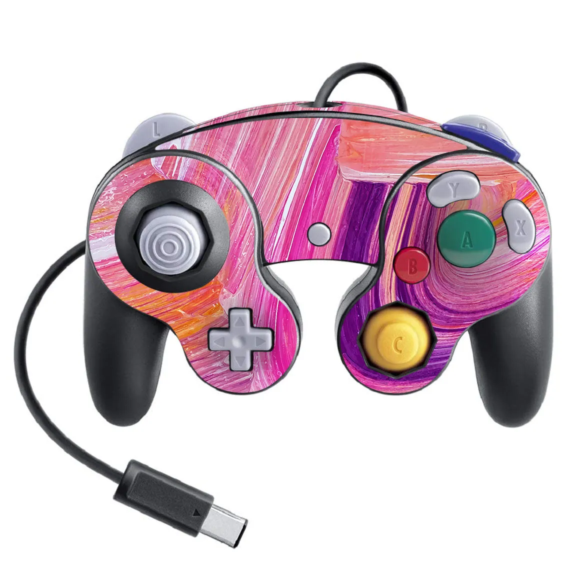 Nintendo Game Cube Controller Super Smash Bros Oil Paint Series Skins