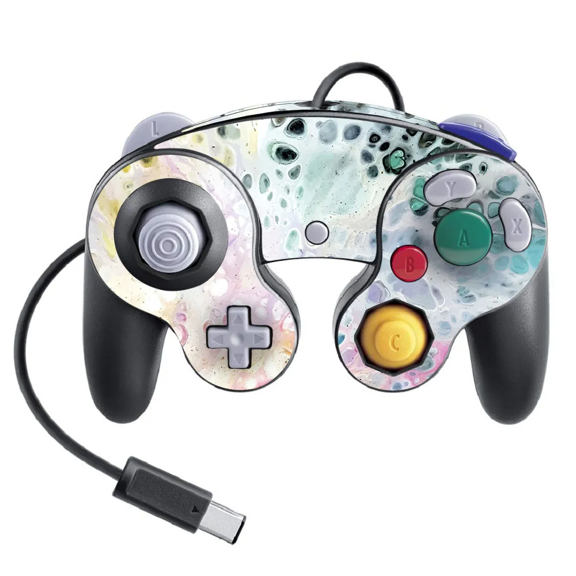 Nintendo Game Cube Controller Super Smash Bros Oil Paint Series Skins
