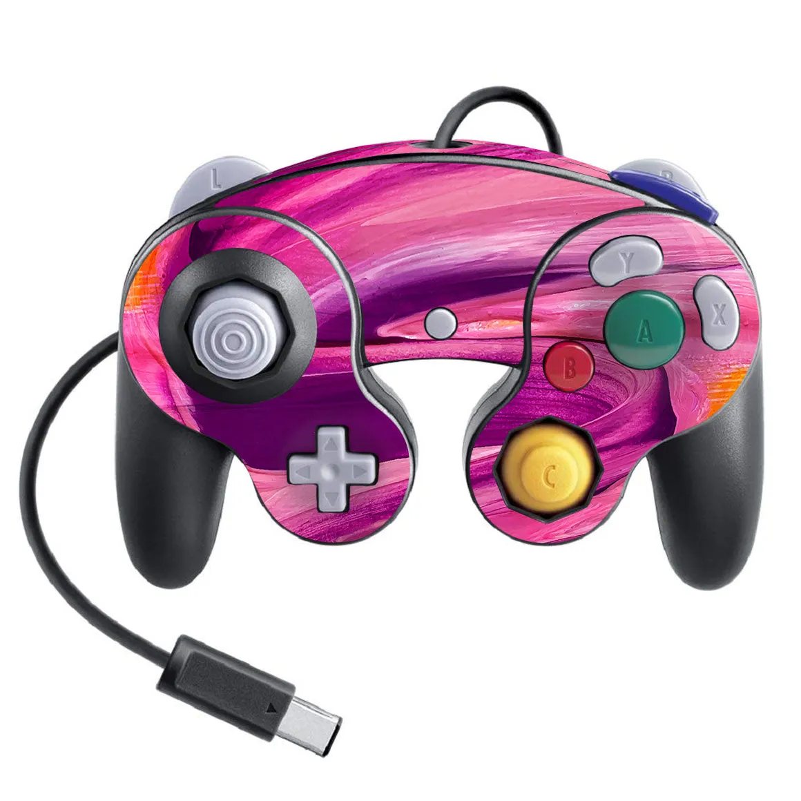 Nintendo Game Cube Controller Super Smash Bros Oil Paint Series Skins