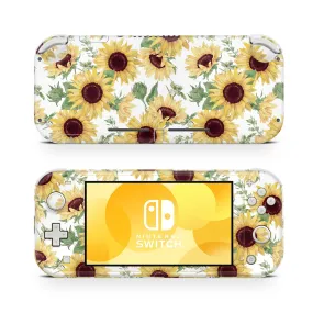 Nintendo Switch Lite Skin Decals - Sunflower - Full Wrap Vinyl Sticker