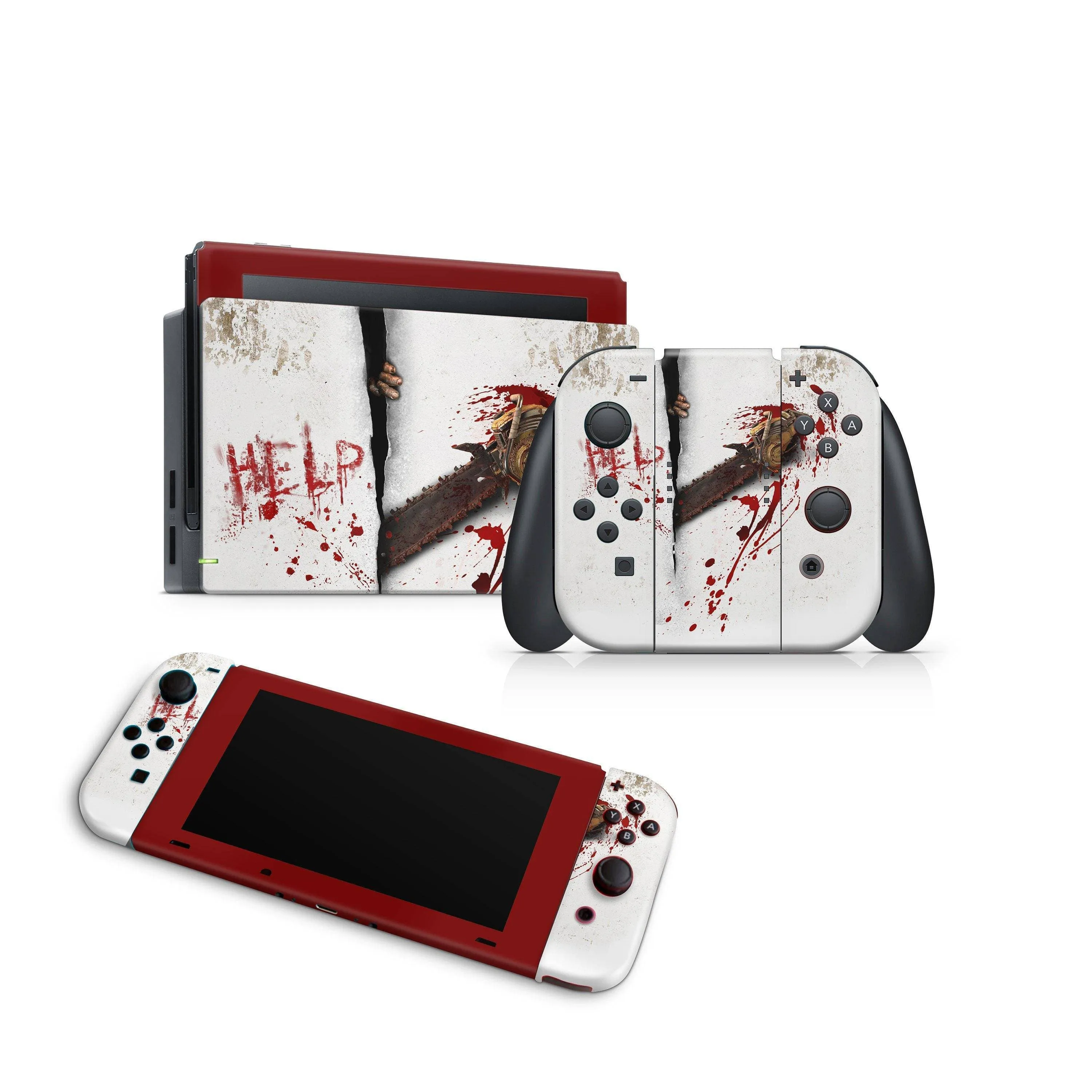 Nintendo Switch Skin Decals - Chainsaw - Wrap Vinyl Sticker