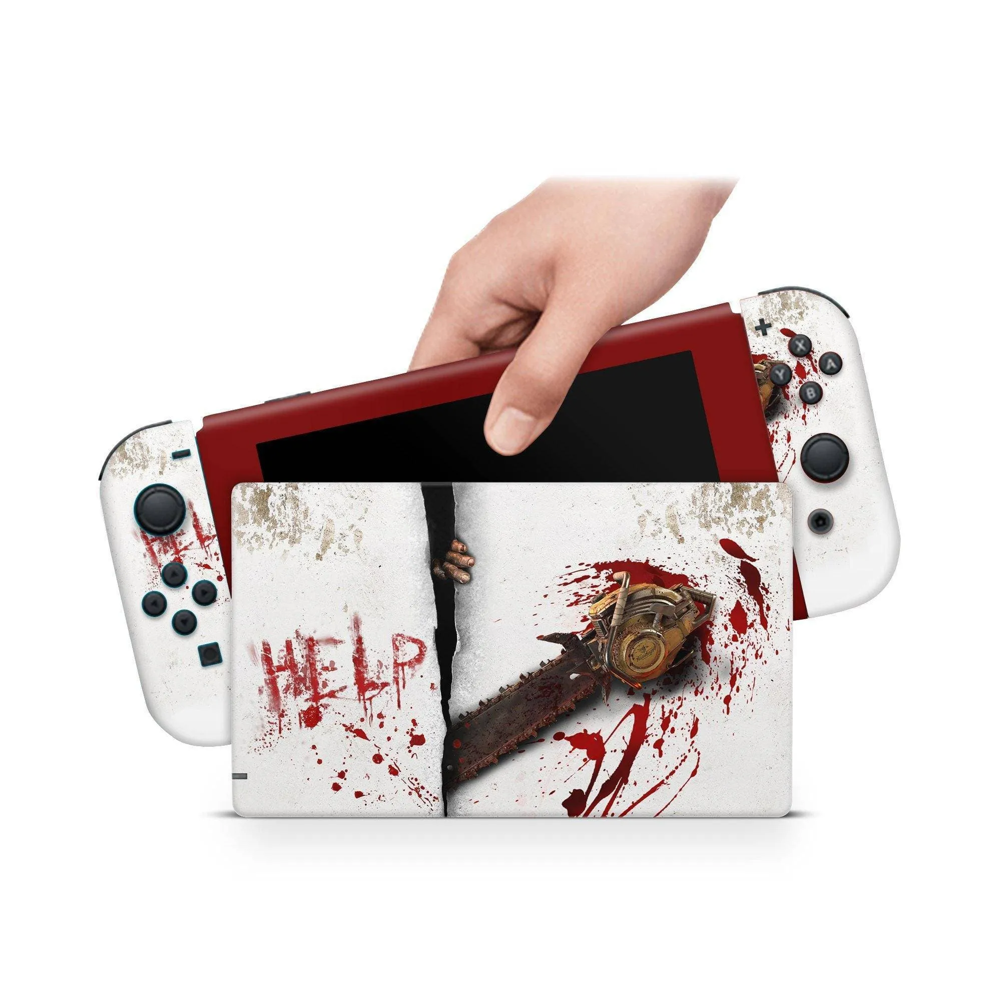 Nintendo Switch Skin Decals - Chainsaw - Wrap Vinyl Sticker