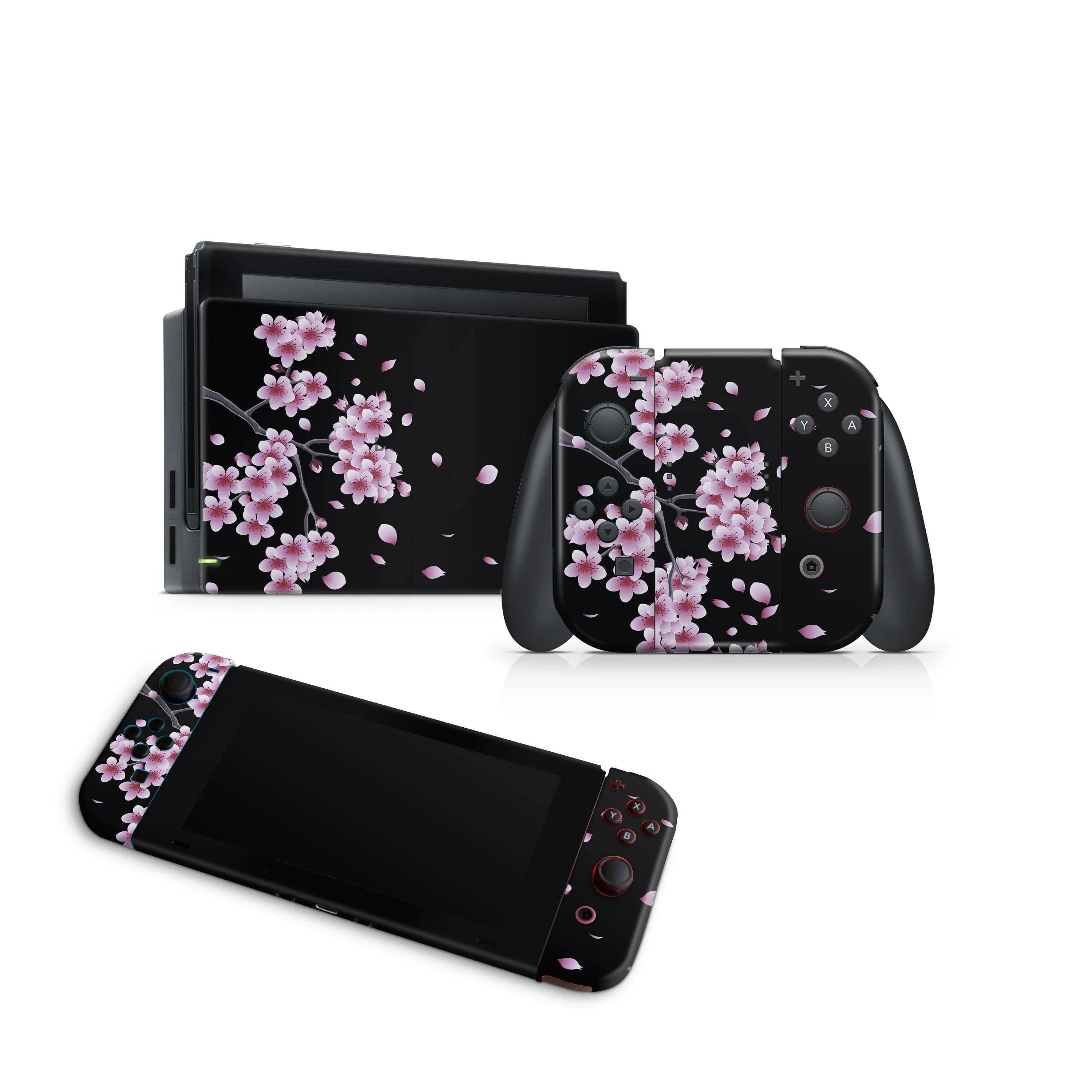 Nintendo Switch Skin Decals - Darkness Bouquet - Wrap Vinyl Sticker