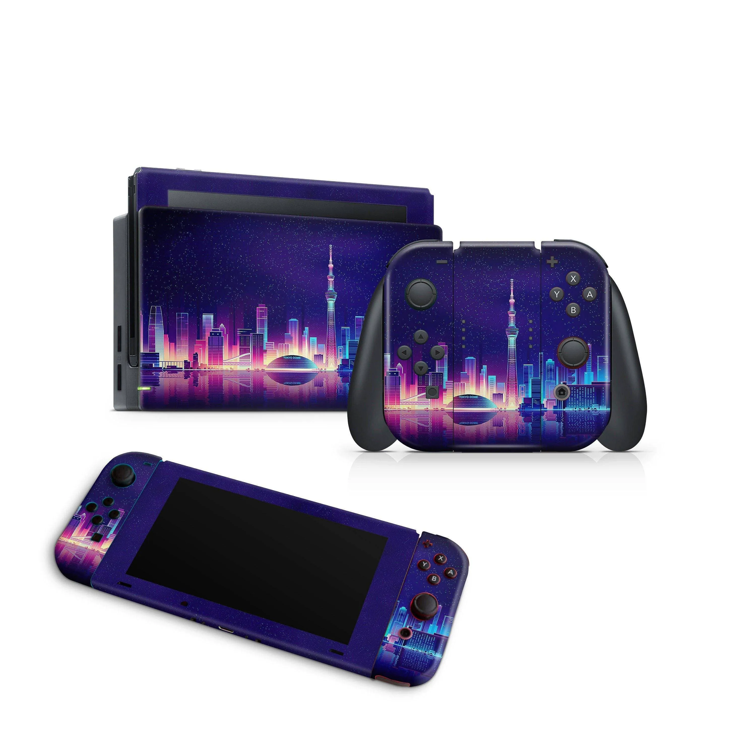 Nintendo Switch Skin Decals - Nighlife - Wrap Vinyl Sticker