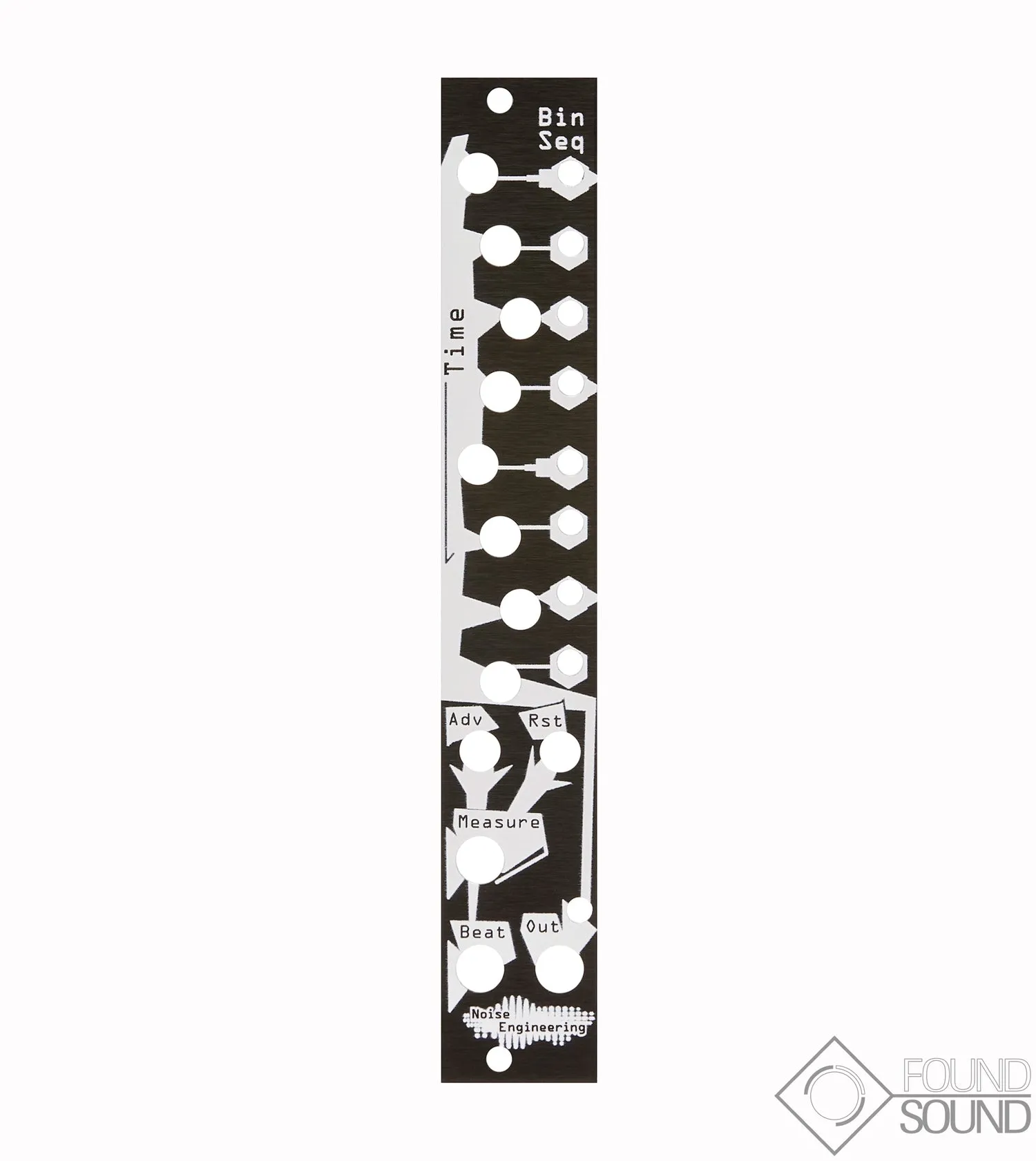 Noise Engineering Bin Seq Black/ Blind Panel