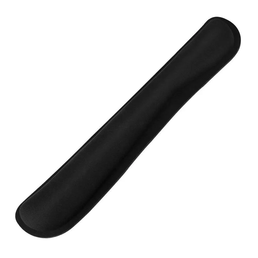 Non-Slip Desk Pad Set – Ergonomic Memory Foam Wrist Support for Keyboard and Mouse with Non-Slip Rubber Base in Black