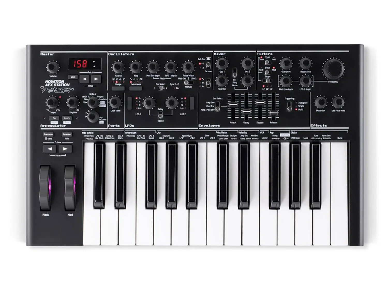 Novation AFX Station Analogue Synthesizer Limited Edition Aphex Twin Monosynth
