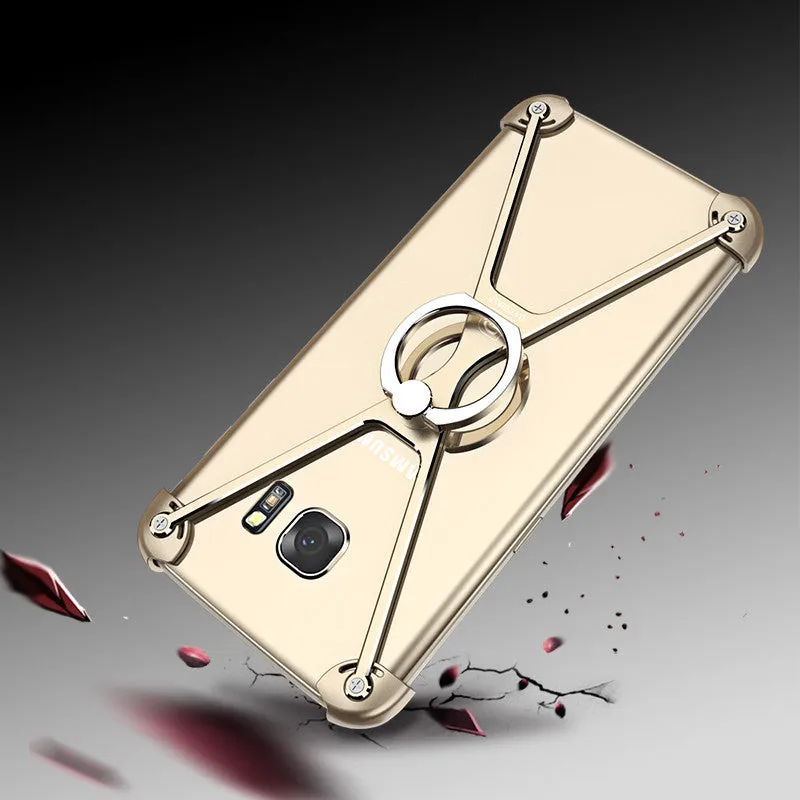 Oatsbasf Aviation X Frame Aluminum Metal Bumper Ring Holder Case for Apple iPhone 8 Plus/7 Plus