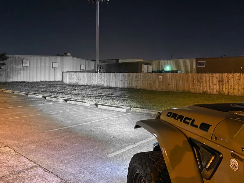 ORACLE Lighting 2019  Jeep Wrangler JL Skid Plate w/ Integrated LED Emitters - Clear SEE WARRANTY