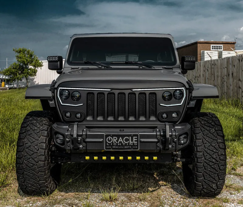 ORACLE Lighting 2019  Jeep Wrangler JL Skid Plate w/ Integrated LED Emitters - Clear SEE WARRANTY
