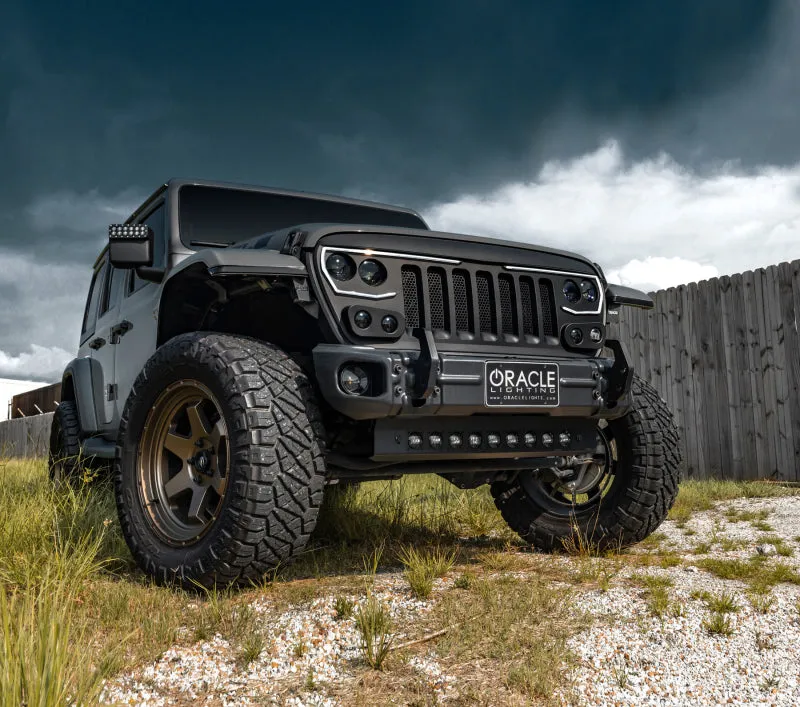 ORACLE Lighting 2019  Jeep Wrangler JL Skid Plate w/ Integrated LED Emitters - Clear SEE WARRANTY